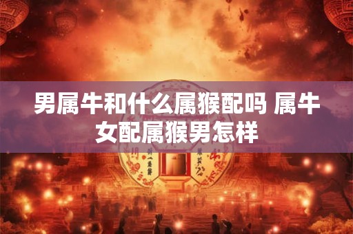 男属牛和什么属猴配吗 属牛女配属猴男怎样