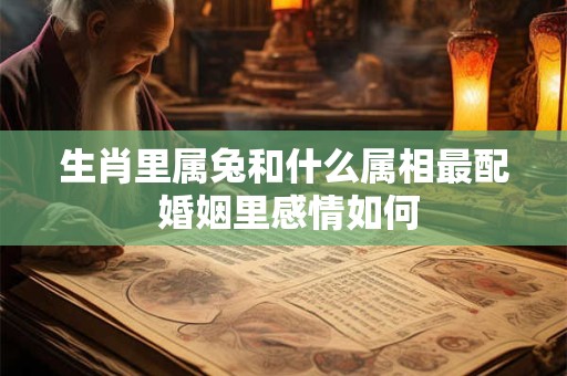 生肖里属兔和什么属相最配 婚姻里感情如何
