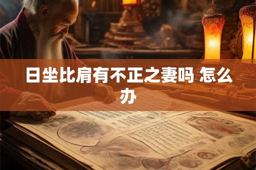 日坐比肩有不正之妻吗 怎么办