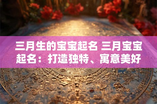 三月生的宝宝起名 三月宝宝起名：打造独特、寓意美好的名字