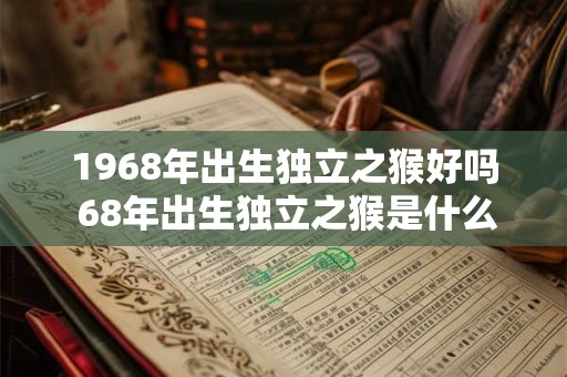 1968年出生独立之猴好吗 68年出生独立之猴是什么命 1968年出生独立之猴好吗 68年出生独立之猴是什么命