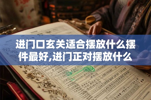 进门口玄关适合摆放什么摆件最好,进门正对摆放什么好