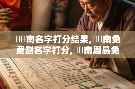 陳運南名字打分结果,陳運南免费测名字打分,陳運南周易免费测名字打分