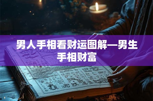 男人手相看财运图解—男生手相财富