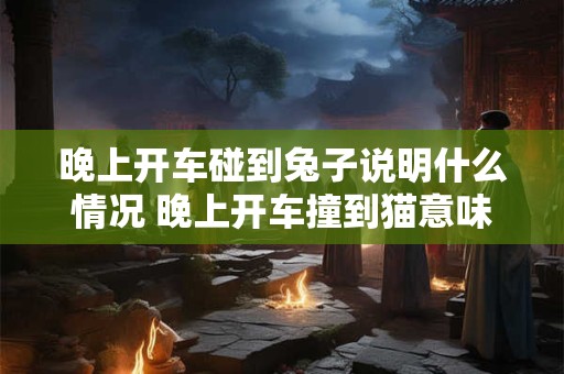 晚上开车碰到兔子说明什么情况 晚上开车撞到猫意味着什么