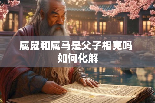 属鼠和属马是父子相克吗 如何化解