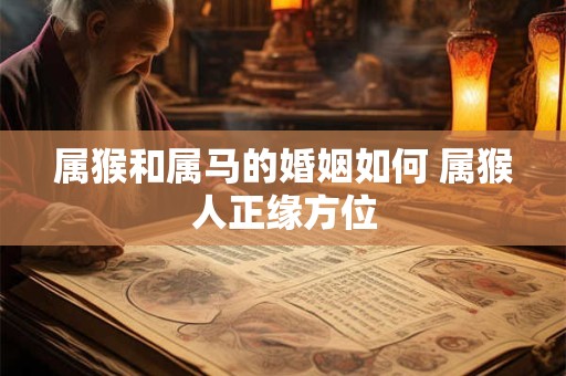 属猴和属马的婚姻如何 属猴人正缘方位 属猴和属马的婚姻如何 属猴人正缘方位