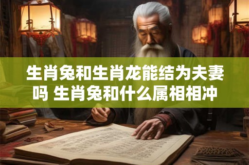生肖兔和生肖龙能结为夫妻吗 生肖兔和什么属相相冲