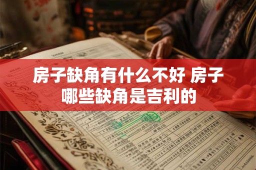 房子缺角有什么不好 房子哪些缺角是吉利的