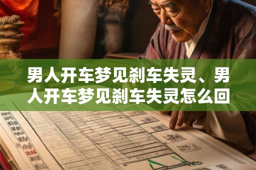 男人开车梦见刹车失灵、男人开车梦见刹车失灵怎么回事