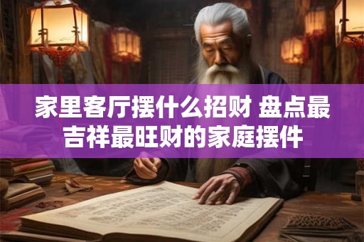 家里客厅摆什么招财 盘点最吉祥最旺财的家庭摆件