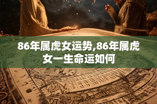 86年属虎女运势,86年属虎女一生命运如何