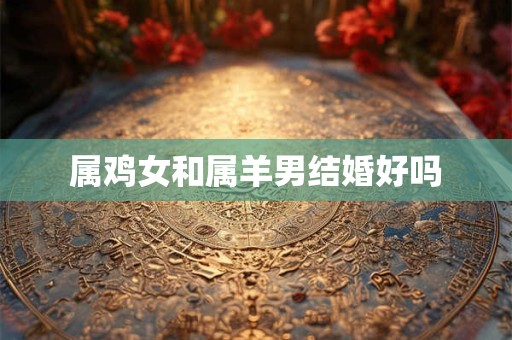 属鸡女和属羊男结婚好吗