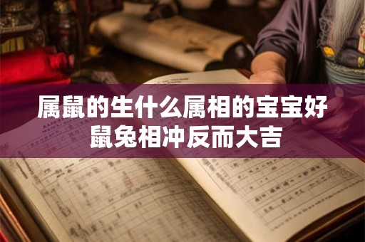 属鼠的生什么属相的宝宝好 鼠兔相冲反而大吉 属鼠的生什么属相的宝宝好 鼠兔相冲反而大吉