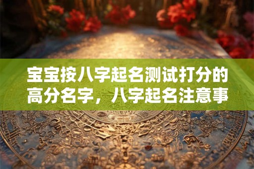 宝宝按八字起名测试打分的高分名字，八字起名注意事项
