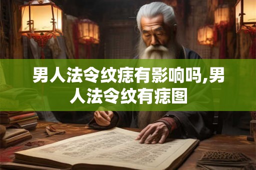 男人法令纹痣有影响吗,男人法令纹有痣图