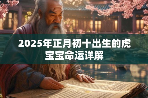 2025年正月初十出生的虎宝宝命运详解 2025年正月初十出生的虎宝宝命运详解