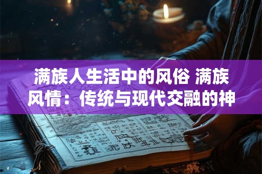 满族人生活中的风俗 满族风情：传统与现代交融的神秘面纱