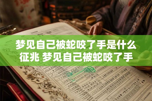 梦见自己被蛇咬了手是什么征兆 梦见自己被蛇咬了手有什么预兆
