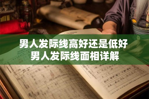 男人发际线高好还是低好 男人发际线面相详解