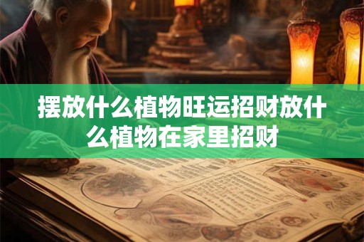详细阅读:摆放什么植物旺运招财放什么植物在家里招财 摆放什么植物旺运招财放什么植物在家里招财