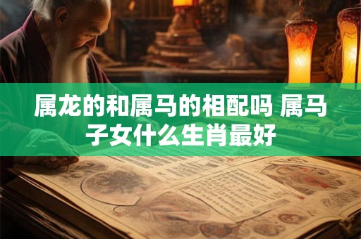 属龙的和属马的相配吗 属马子女什么生肖最好
