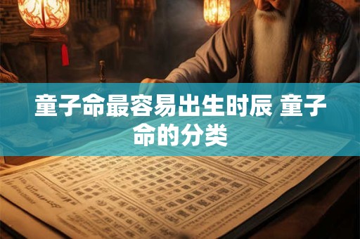 童子命最容易出生时辰 童子命的分类