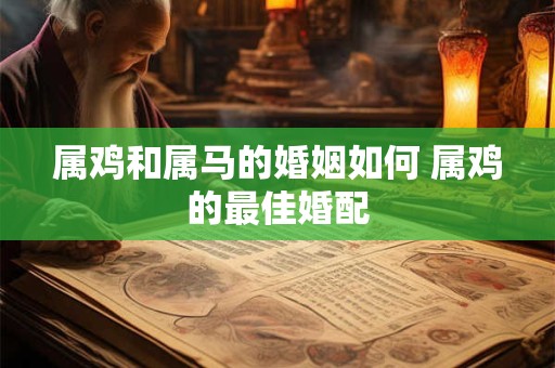 属鸡和属马的婚姻如何 属鸡的最佳婚配