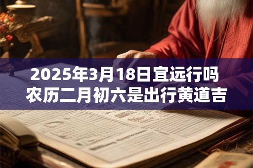 2025年3月18日宜远行吗 农历二月初六是出行黄道吉日吗