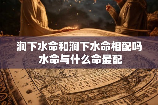 涧下水命和涧下水命相配吗 水命与什么命最配