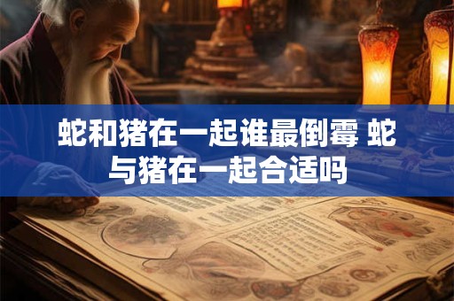 蛇和猪在一起谁最倒霉 蛇与猪在一起合适吗