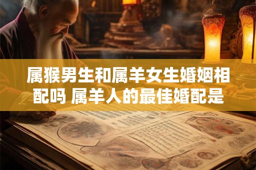 属猴男生和属羊女生婚姻相配吗 属羊人的最佳婚配是什么