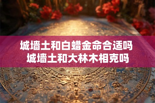 城墙土和白蜡金命合适吗 城墙土和大林木相克吗