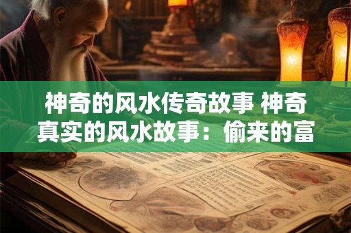 神奇的风水传奇故事 神奇真实的风水故事：偷来的富贵