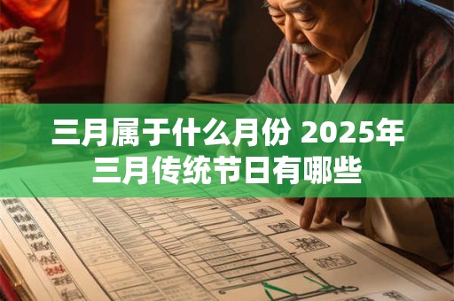 三月属于什么月份 2025年三月传统节日有哪些