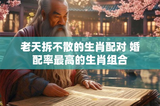 老天拆不散的生肖配对 婚配率最高的生肖组合