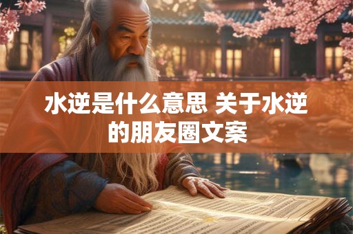水逆是什么意思 关于水逆的朋友圈文案