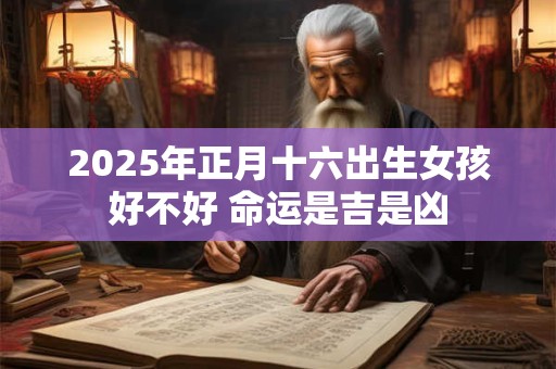 2025年正月十六出生女孩好不好 命运是吉是凶 2025年正月十六出生女孩好不好 命运是吉是凶