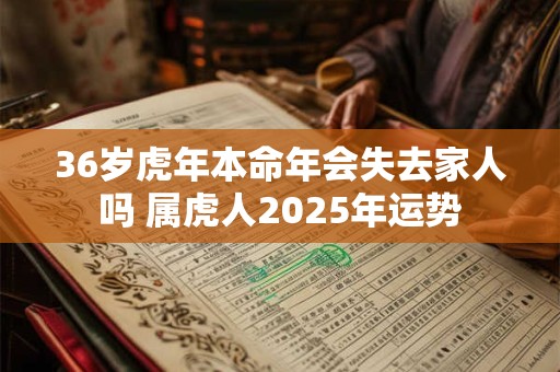 36岁虎年本命年会失去家人吗 属虎人2025年运势