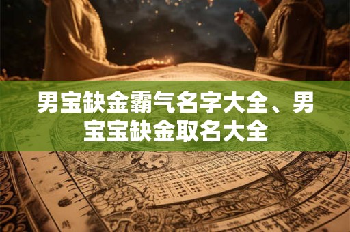 男宝缺金霸气名字大全、男宝宝缺金取名大全