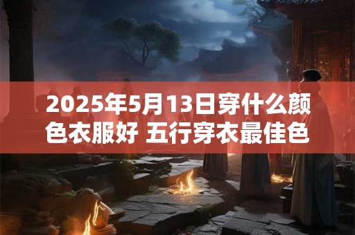 2025年5月13日穿什么颜色衣服好 五行穿衣最佳色