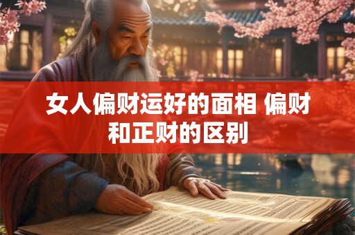 女人偏财运好的面相 偏财和正财的区别 女人偏财运好的面相 偏财和正财的区别