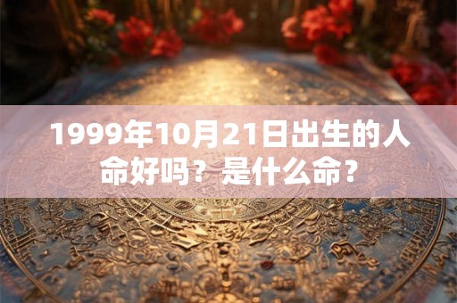 1999年10月21日出生的人命好吗？是什么命？