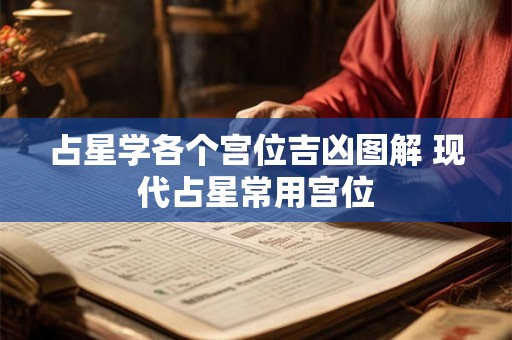 占星学各个宫位吉凶图解 现代占星常用宫位