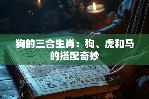 狗的三合生肖：狗、虎和马的搭配奇妙