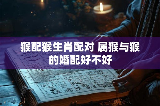 猴配猴生肖配对 属猴与猴的婚配好不好