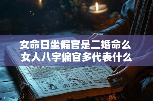 女命日坐偏官是二婚命么 女人八字偏官多代表什么 女命日坐偏官是二婚命么 女人八字偏官多代表什么