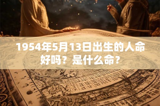 1954年5月13日出生的人命好吗？是什么命？