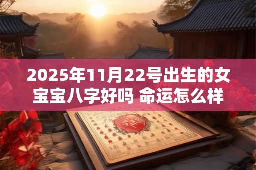2025年11月22号出生的女宝宝八字好吗 命运怎么样