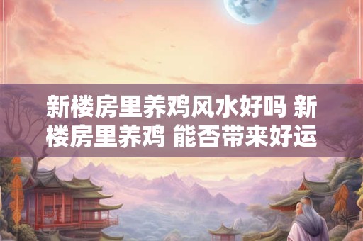 新楼房里养鸡风水好吗 新楼房里养鸡 能否带来好运 新楼房里养鸡风水好吗 新楼房里养鸡 能否带来好运